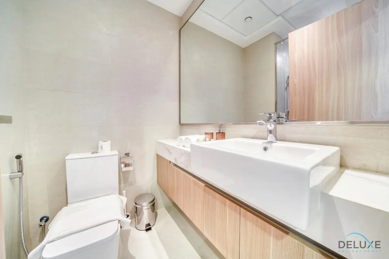 Daire Pristine Studio At Azizi Riviera 7 Mbr City By Deluxe Holiday Homes Dubai